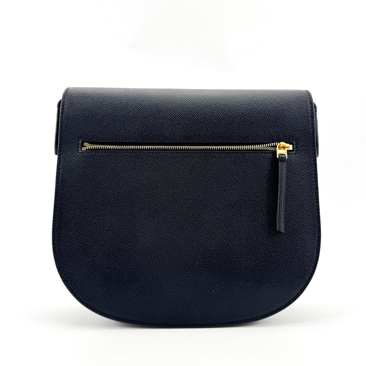 Celine Trotteur Calfskin Navy Leather Crossbody Bag Bag (Pre-Owned)