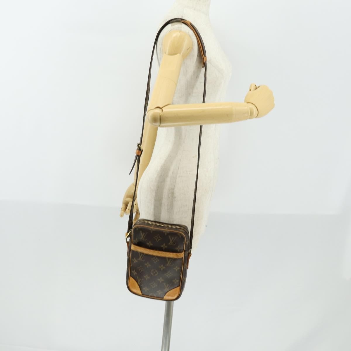 Louis Vuitton Danube Monogram Canvas Brown Canvas Shoulder Bag Bag (Pre-Owned)