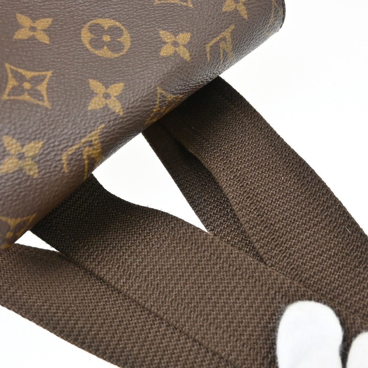 Louis Vuitton Vintage Montsouris Monogram Canvas Brown Canvas Backpack Bag (Pre-Owned)