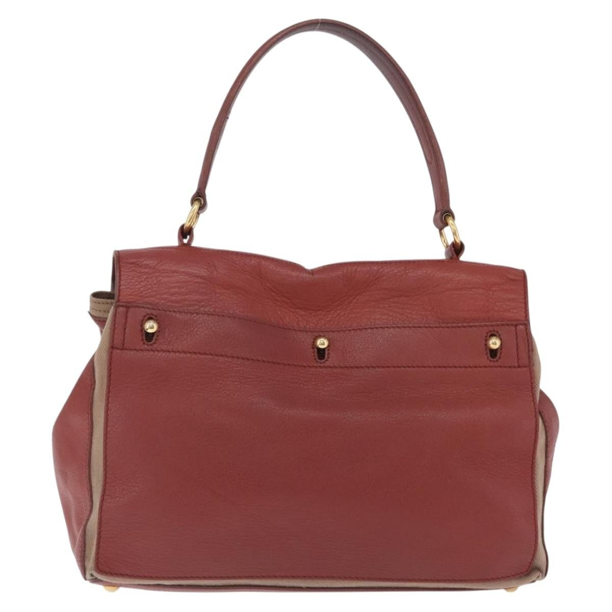 Saint Laurent Muse Two Leather Brown Leather Handbag (Pre-Owned)