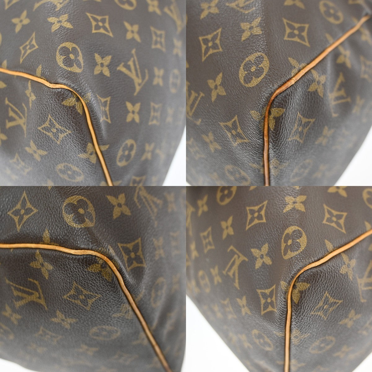 Louis Vuitton Keepall Monogram Brown Canvas Travel Bag Bag (Pre-Owned)