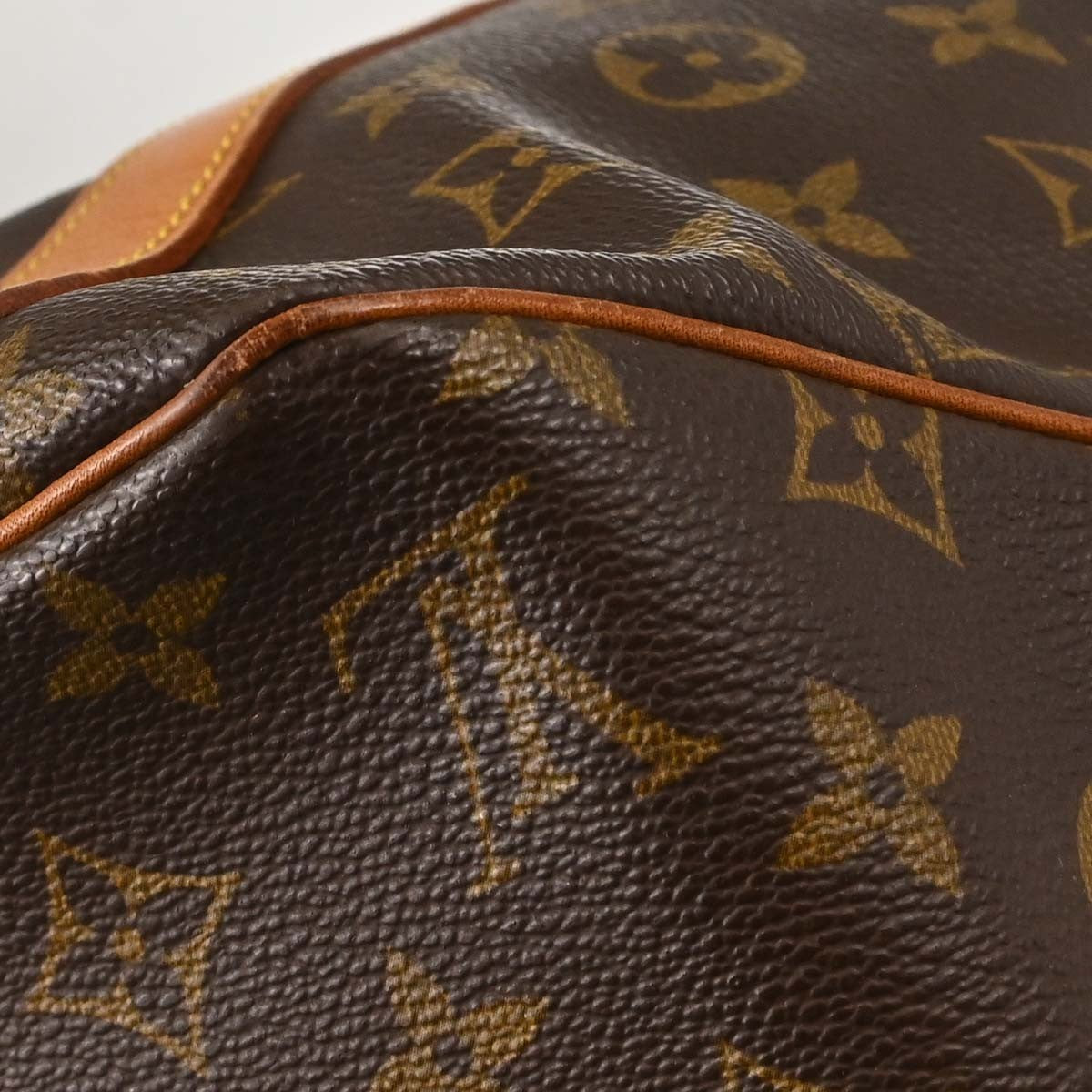 Louis Vuitton Shopping Sac Monogram Canvas Brown Canvas Handbag (Pre-Owned)