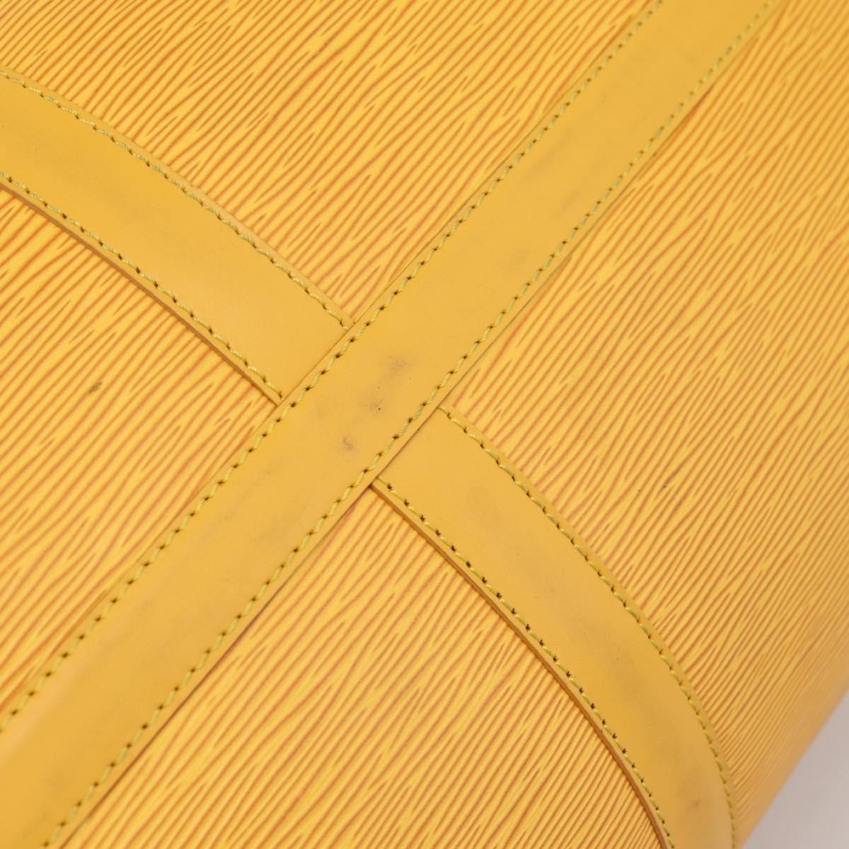 Louis Vuitton Keepall Epi Leather Yellow Leather Travel Bag Bag (Pre-Owned)