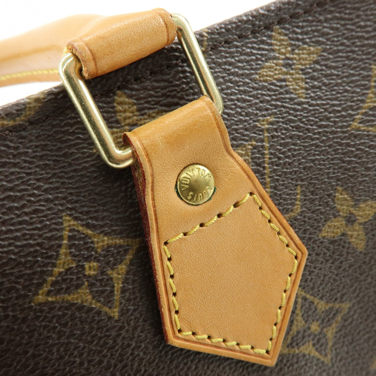 Louis Vuitton Vintage Sac Plat Monogram Canvas Brown Canvas Handbag (Pre-Owned)