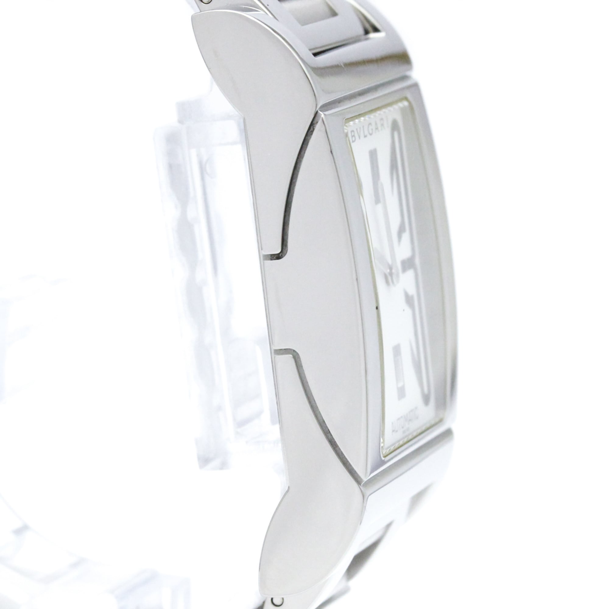 Bvlgari Rettangolo Automatic Stainless Steel Watch (Pre-Owned)