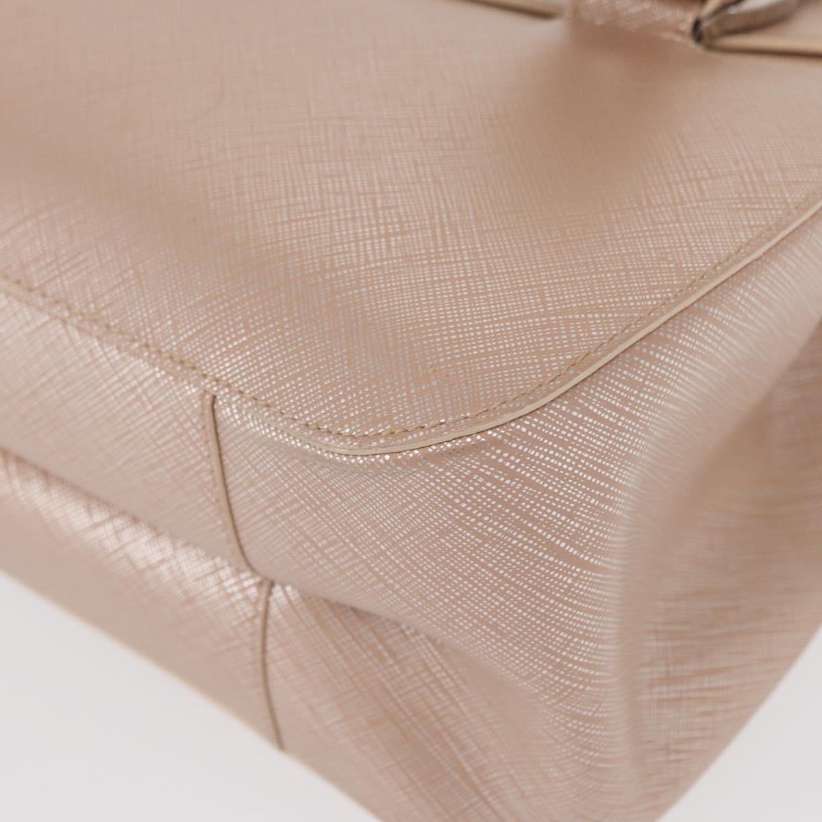 Salvatore Ferragamo Gancini Leather Pink Leather Shoulder Bag Bag (Pre-Owned)
