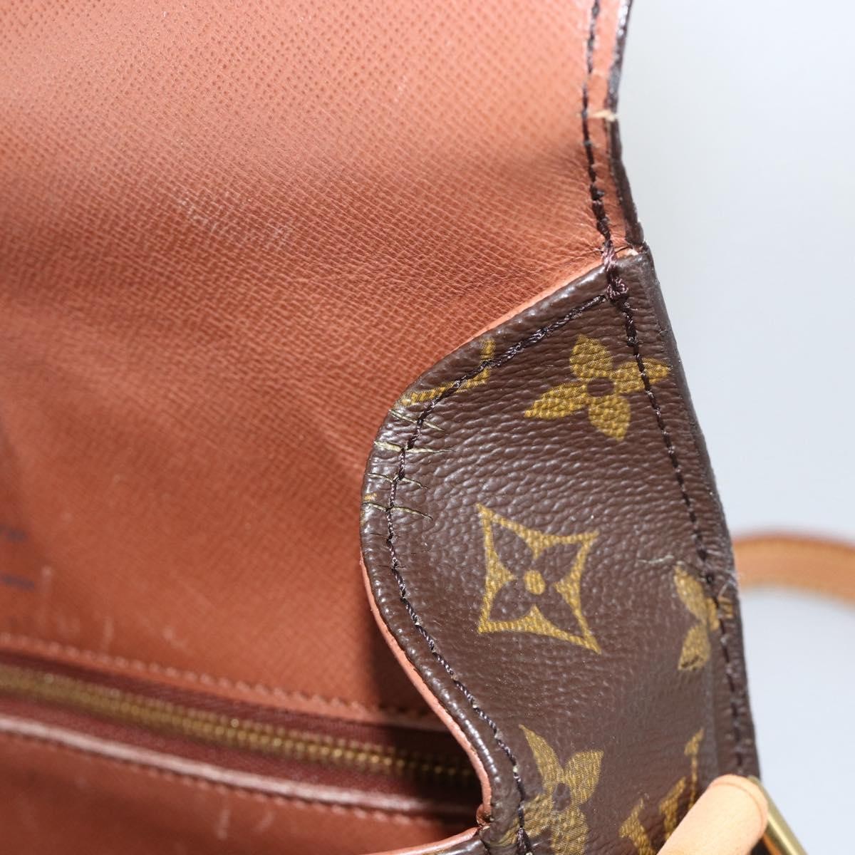Louis Vuitton Saint Cloud Monogram Canvas Brown Canvas Handbag (Pre-Owned)