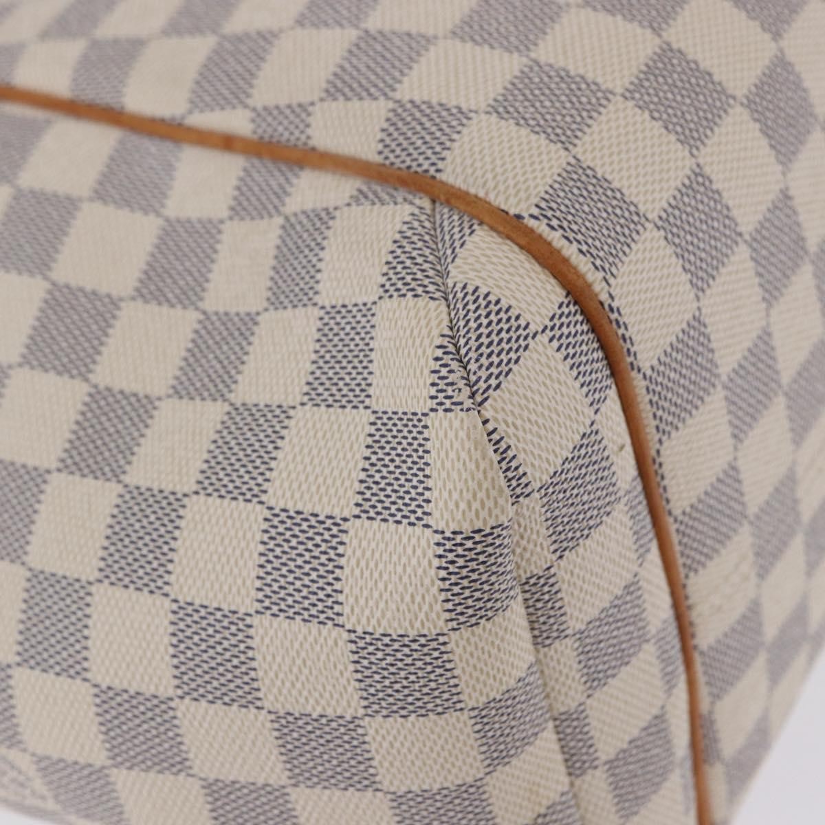 Louis Vuitton Totally Damier Azur Beige Canvas Shoulder Bag Bag (Pre-Owned)