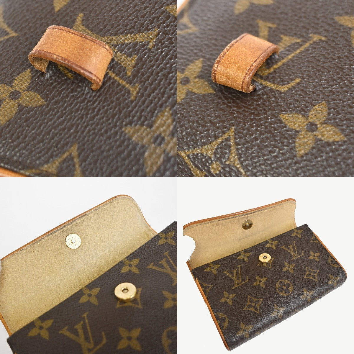 Louis Vuitton Florentine Canvas Brown Canvas Clutche & Pouche Bag (Pre-Owned)