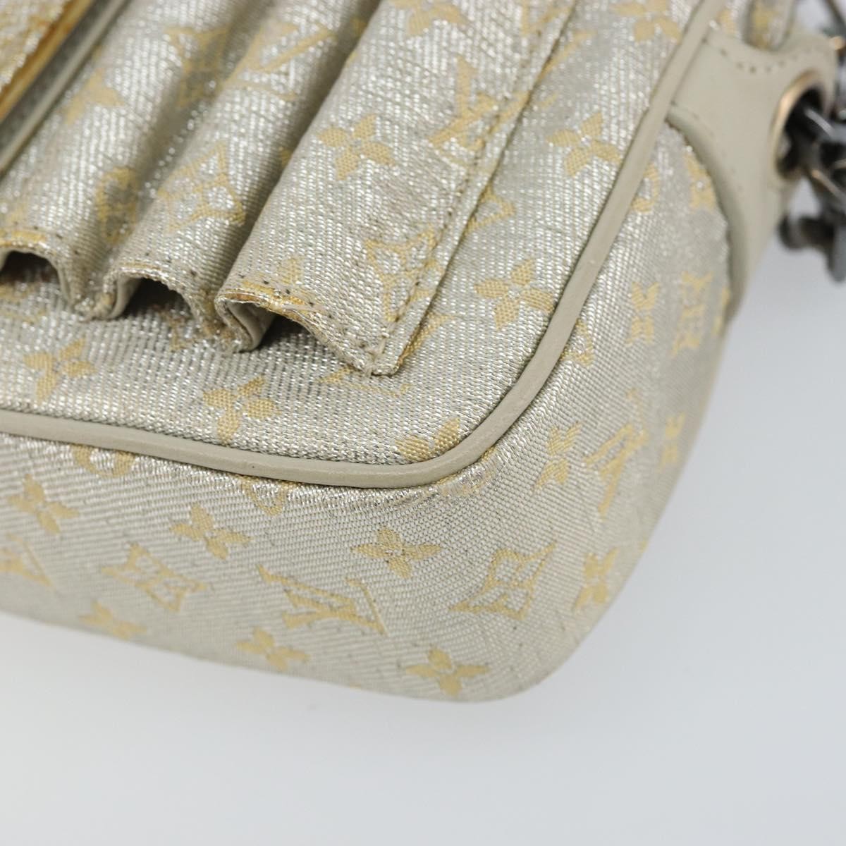 Louis Vuitton Mckenna Mini Lin Gold Canvas Bag (Pre-Owned)
