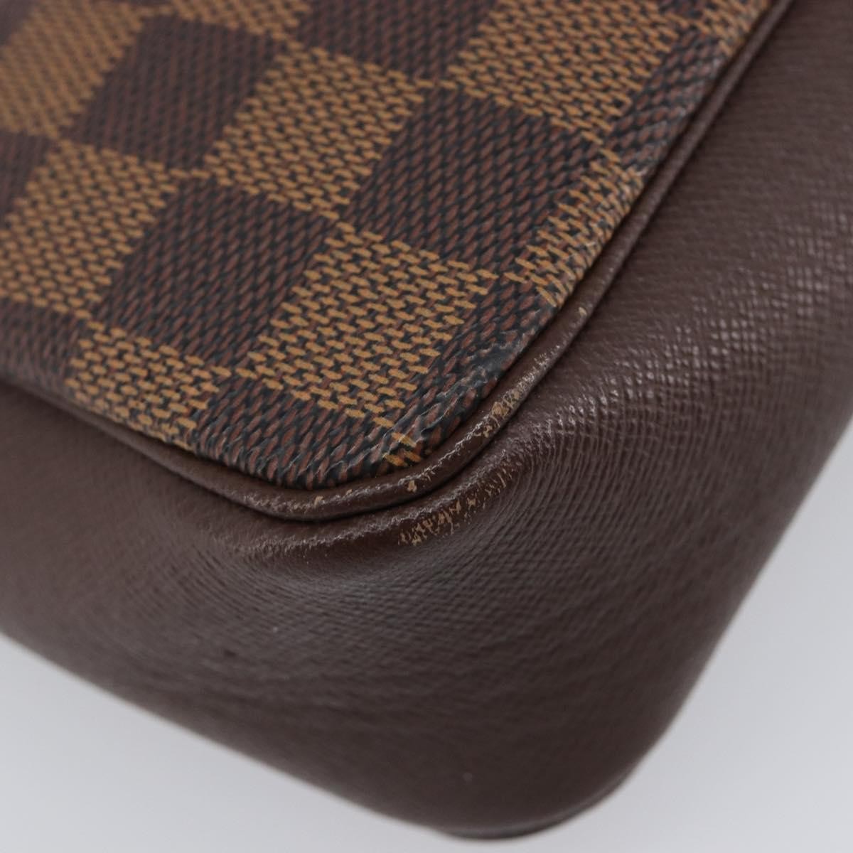 Louis Vuitton Trousse Make Up Damier Brown Canvas Clutche & Pouche Bag (Pre-Owned)