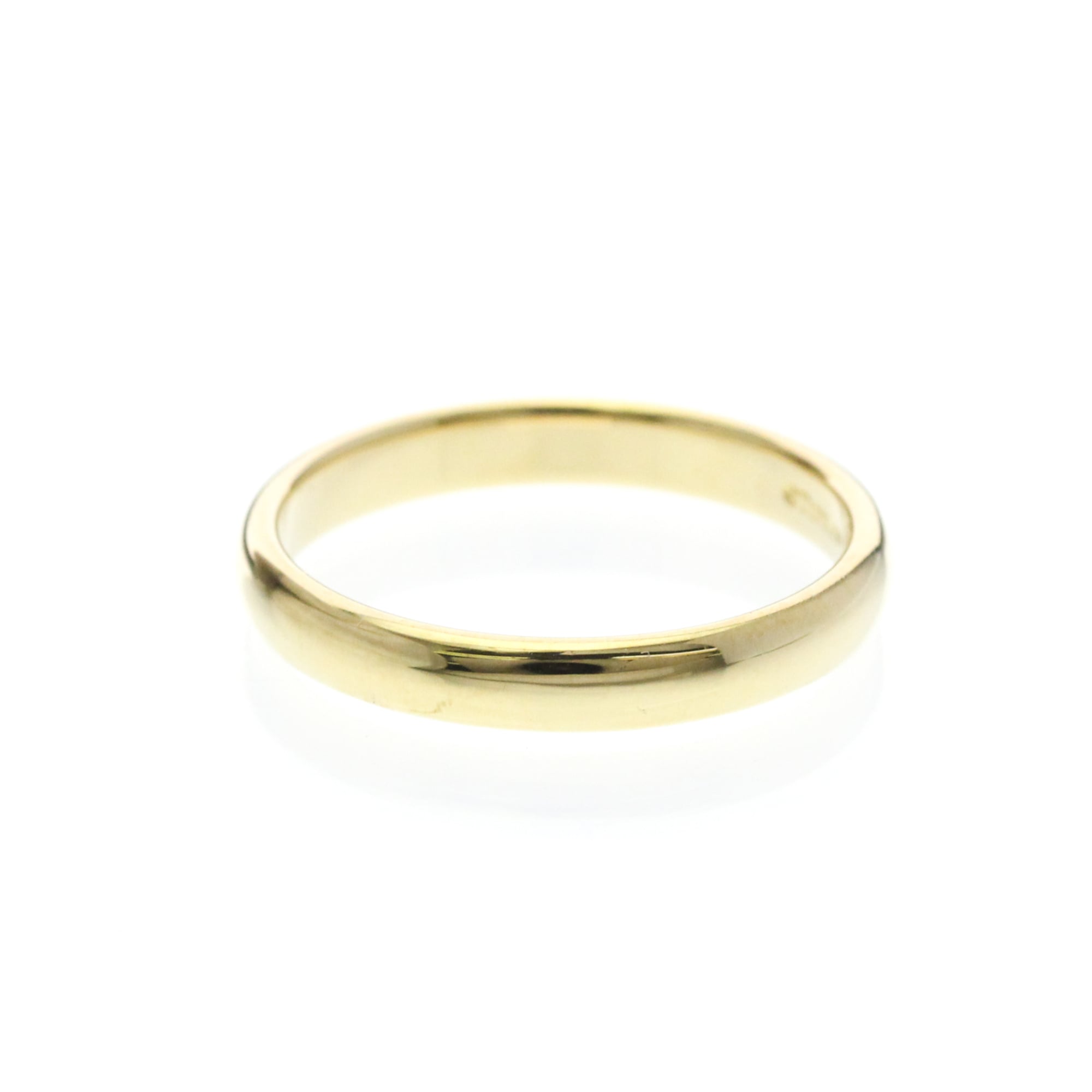 Tiffany & Co. Classic Wedding Band 18K Yellow Gold Gold Yellow_Gold Ring Jewelry (Pre-Owned)