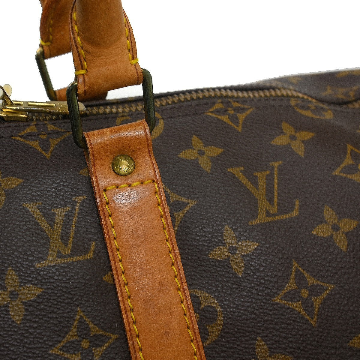 Louis Vuitton Keepall Monogram Canvas Brown Canvas Travel Bag Bag (Pre-Owned)