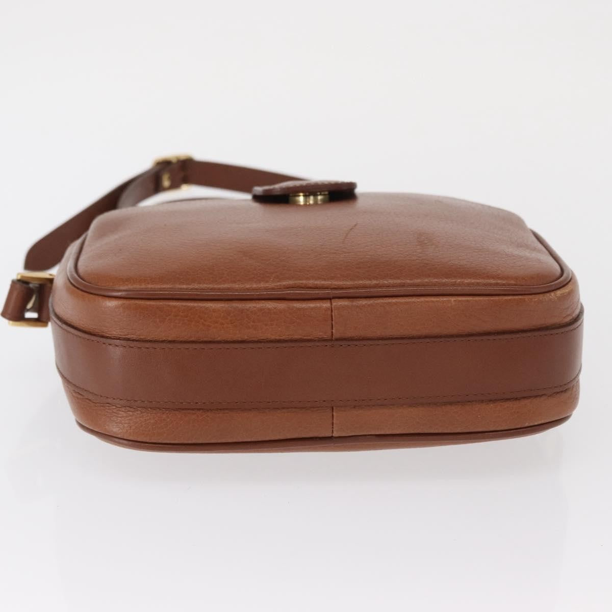 Burberry Vintage Leather Brown Leather Shoulder Bag Bag (Pre-Owned)