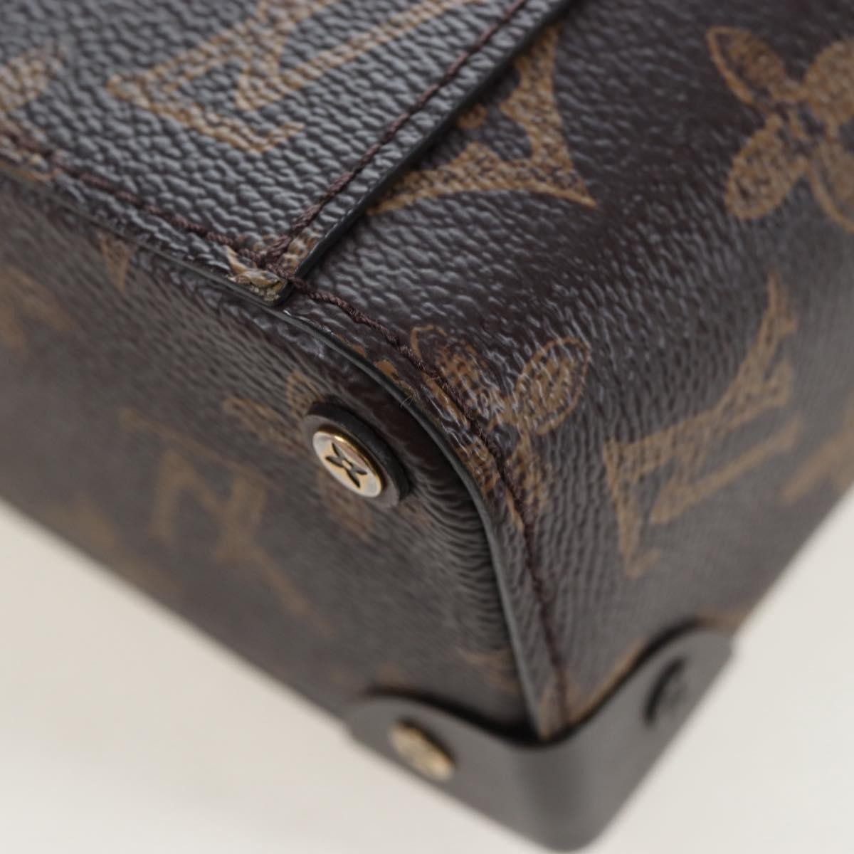 Louis Vuitton Vertical Box Trunk No.7 Trunk L'oeil Vintage Monogram Canvas Brown Canvas Handbag (Pre-Owned)