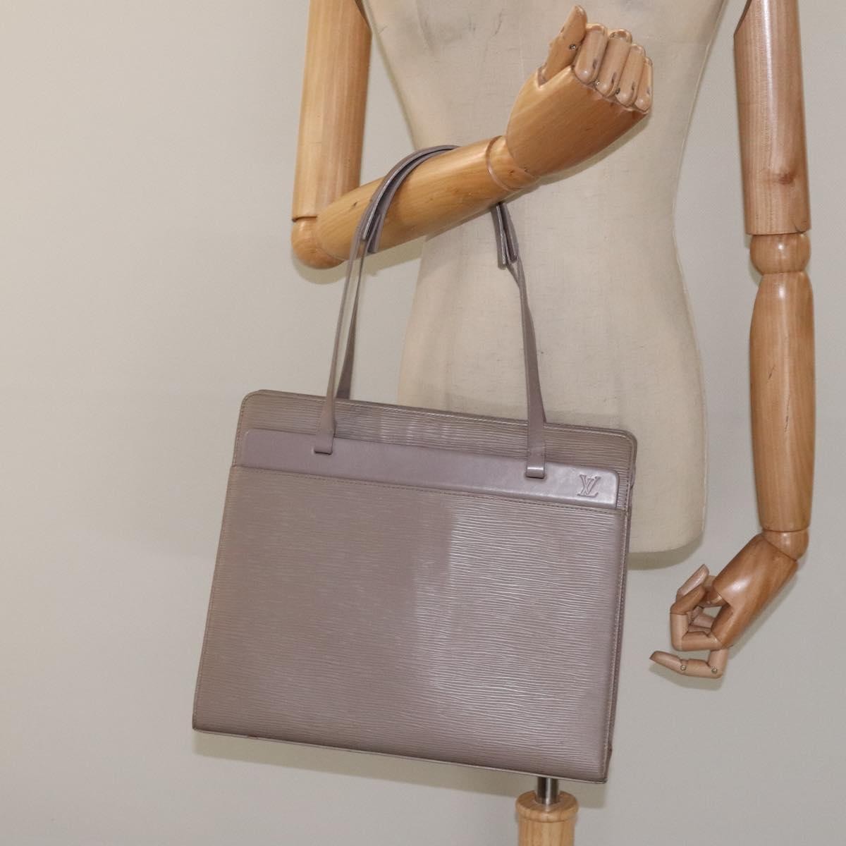 Louis Vuitton Croisette Epi Leather Purple Leather Tote Bag Bag (Pre-Owned)