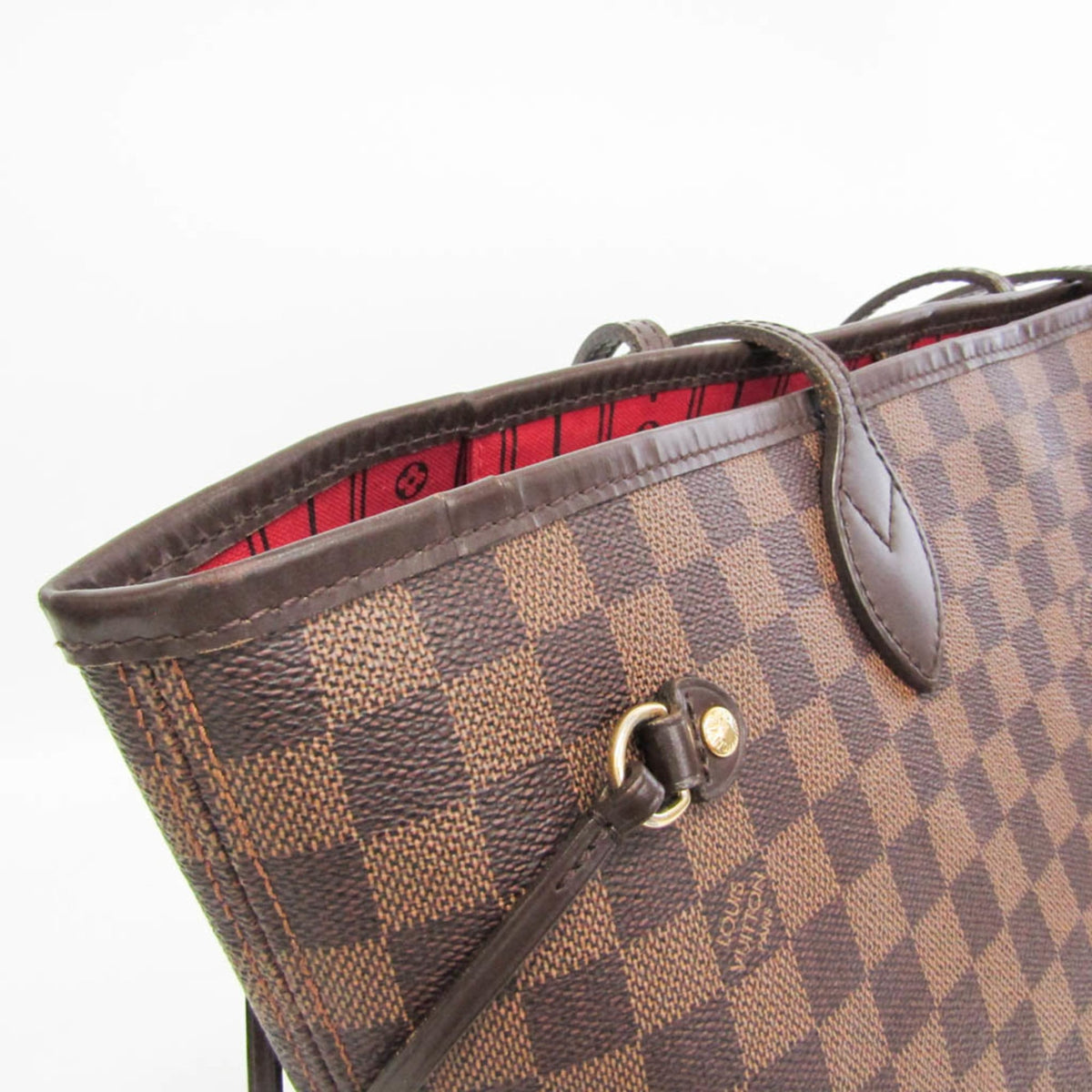 Louis Vuitton Neverfull Damier Brown Canvas Tote Bag Bag (Pre-Owned)