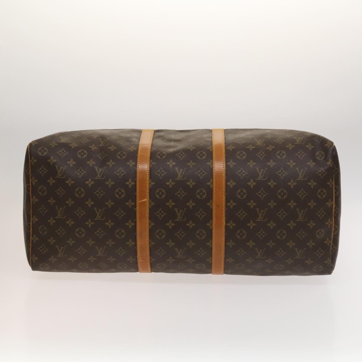 Louis Vuitton Keepall Monogram Canvas Brown Canvas Travel Bag Bag (Pre-Owned)