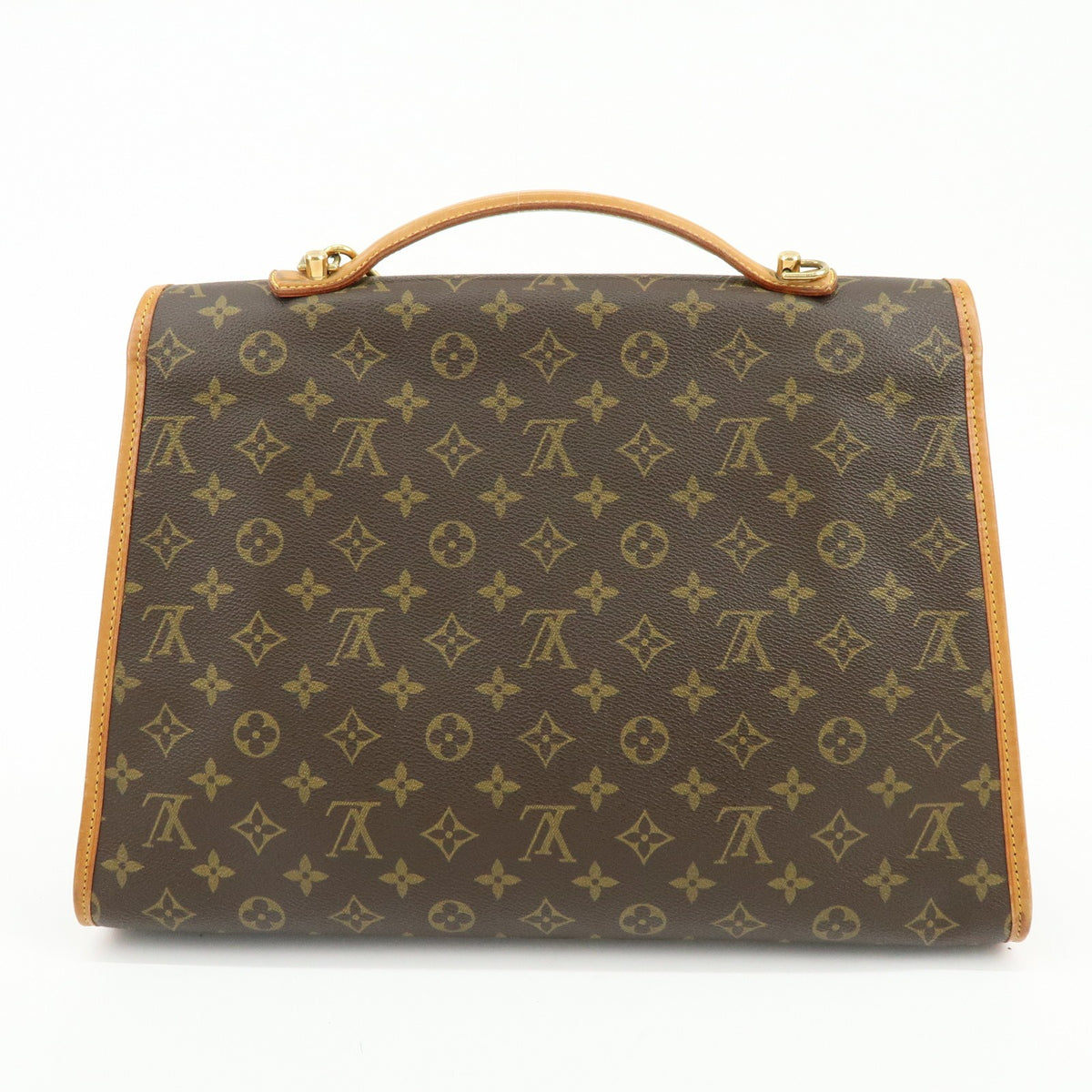 Louis Vuitton Beverly Monogram Canvas Brown Canvas Handbag (Pre-Owned)