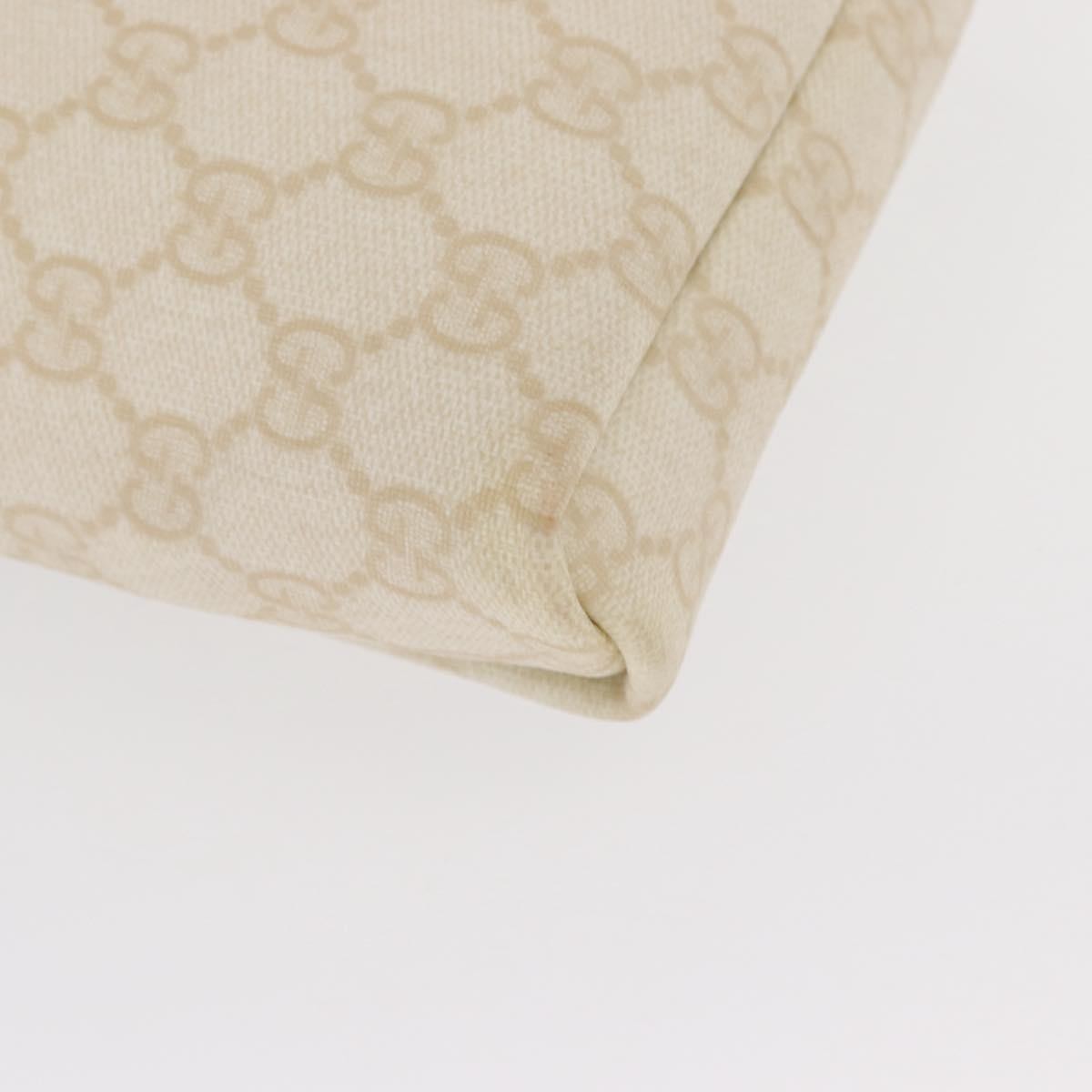 Gucci Flap Messenger Gg Coated Canvas White Pvc Shoulder Bag Bag (Pre-Owned)