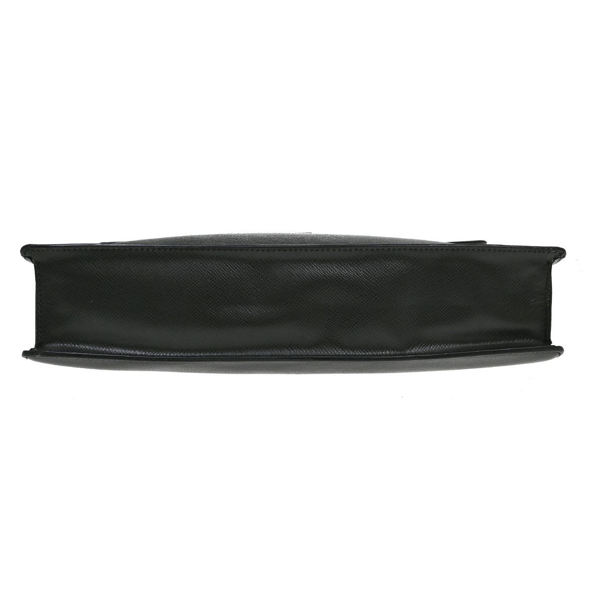 Louis Vuitton Porte-Documents Angara Taiga Leather Black Leather Briefcase Bag (Pre-Owned)