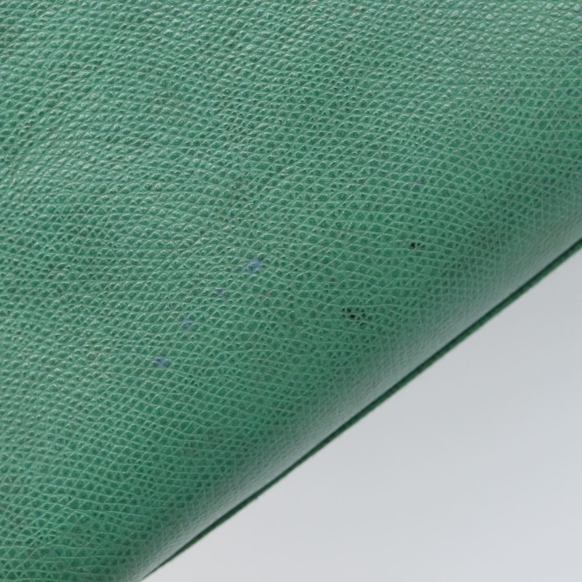 Celine Shoulder Leather Green Leather Shoulder Bag Bag (Pre-Owned)