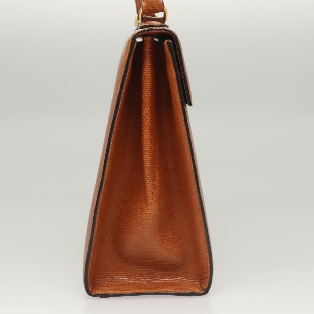 Celine Vintage Leather Brown Leather Handbag (Pre-Owned)