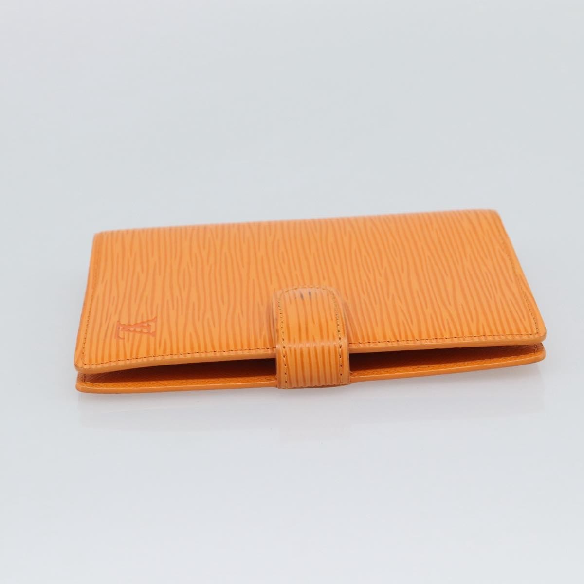 Louis Vuitton Agenda Cover Epi Orange Leather Clutche & Pouche Bag (Pre-Owned)