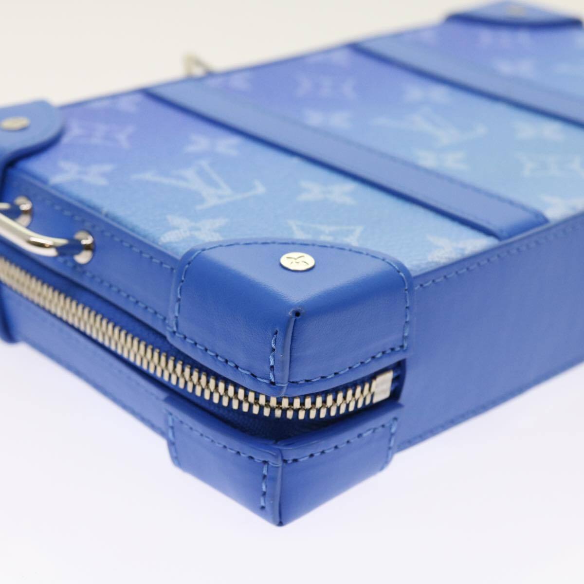 Louis Vuitton Soft Trunk Limited Edition Monogram Clouds Blue Canvas Bag (Pre-Owned)
