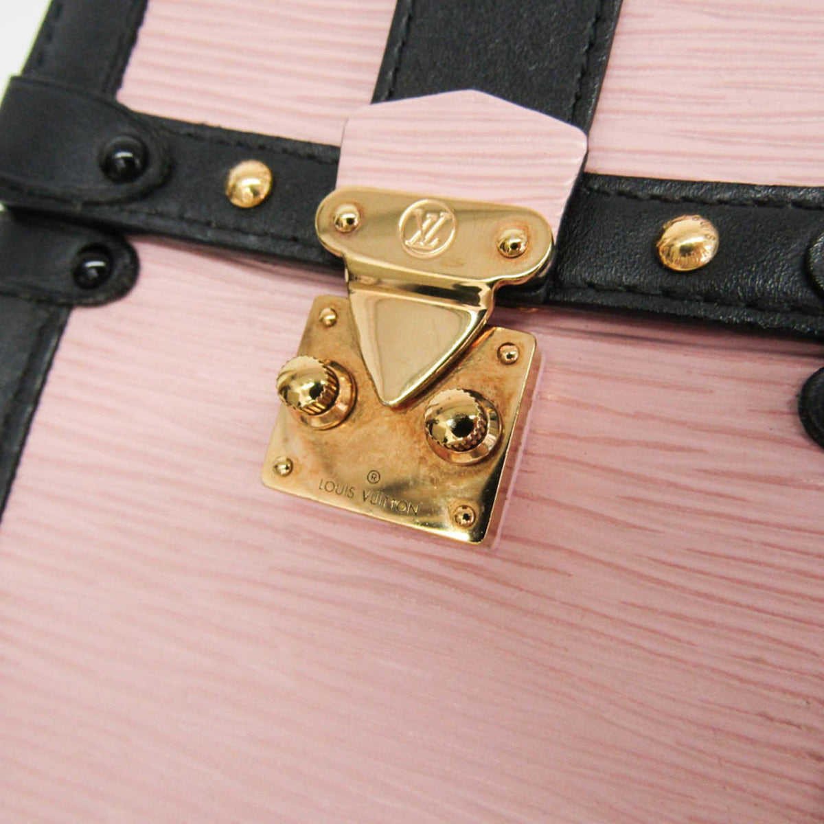Louis Vuitton Vertical Trunk Pochette Epi Leather Pink Leather Clutche & Pouche Bag (Pre-Owned)