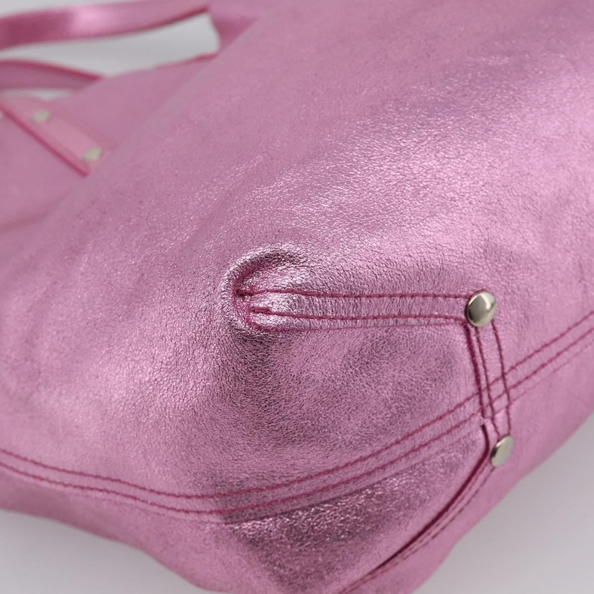 Tiffany & Co. Vintage Leather Pink Stainless_Steel Shoulder Bag Bag (Pre-Owned)