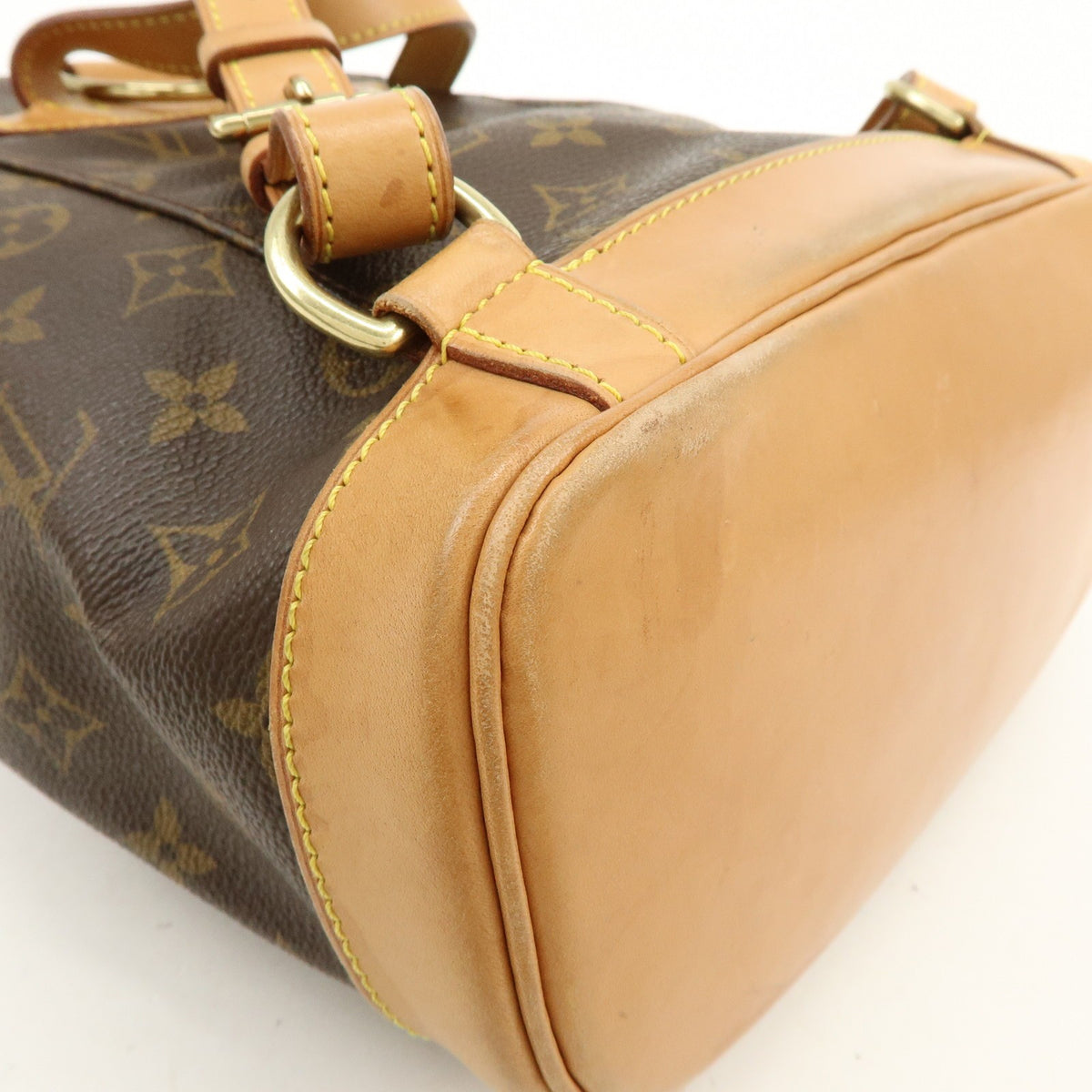 Louis Vuitton Vintage Montsouris Monogram Canvas Brown Canvas Backpack Bag (Pre-Owned)