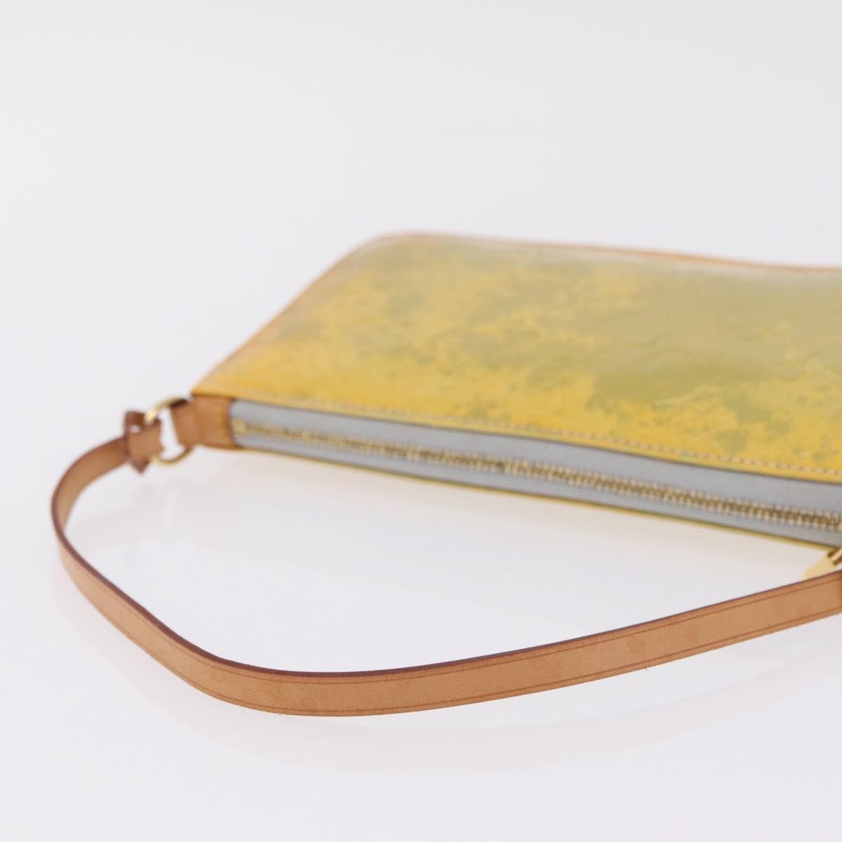 Louis Vuitton Lexington Pochette Monogram Vernis Yellow Patent_Leather Clutche & Pouche Bag (Pre-Owned)