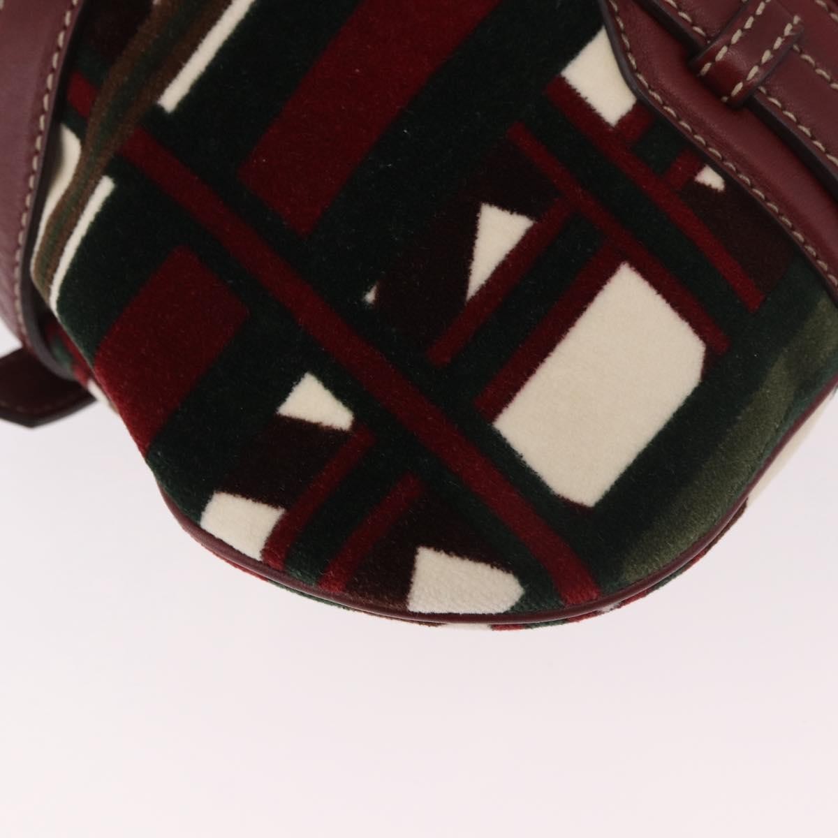 Gucci Vintage Jackie Shoulder Canvas And Leather Green Canvas Shoulder Bag Bag (Pre-Owned)