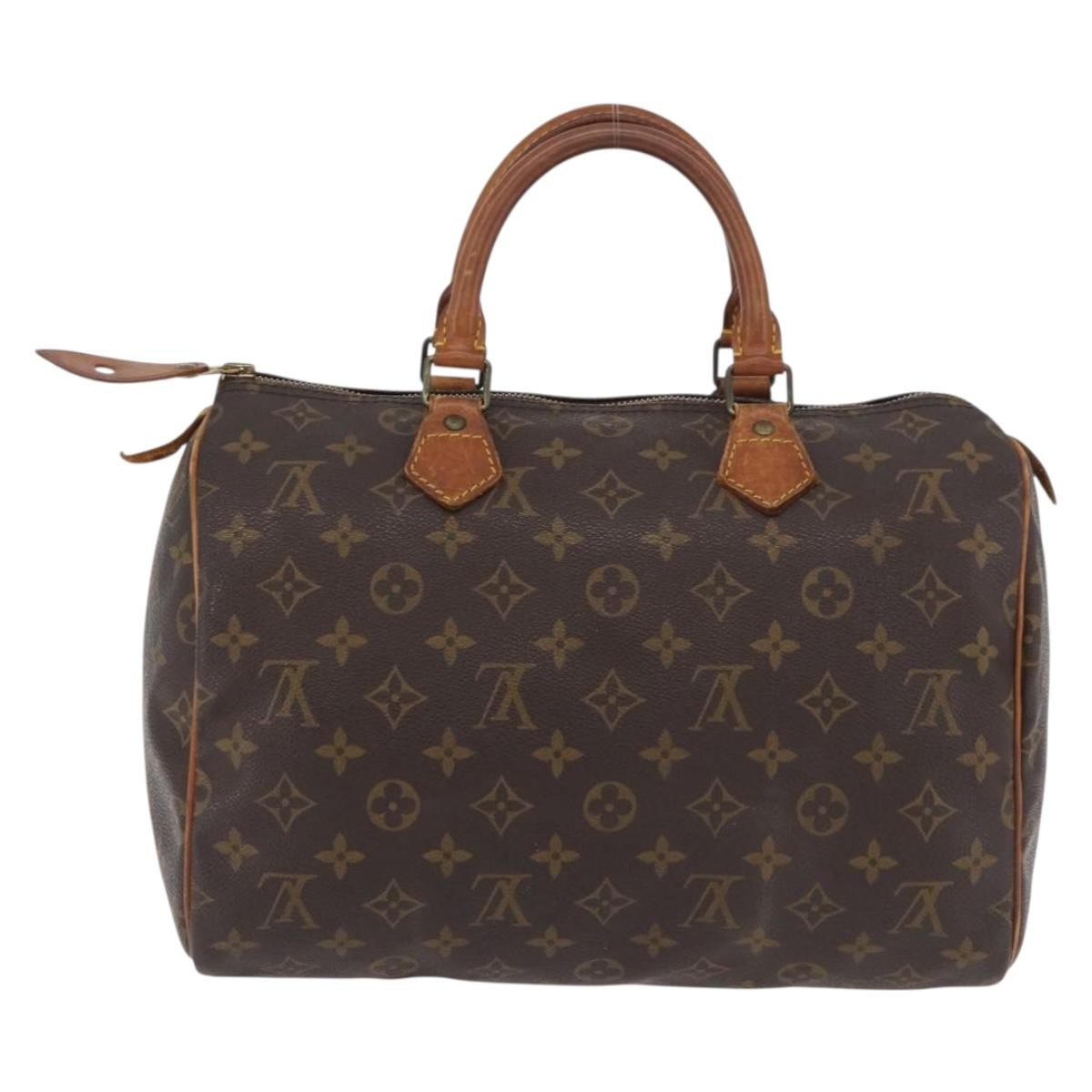 Louis Vuitton Speedy Monogram Canvas Brown Canvas Handbag (Pre-Owned)