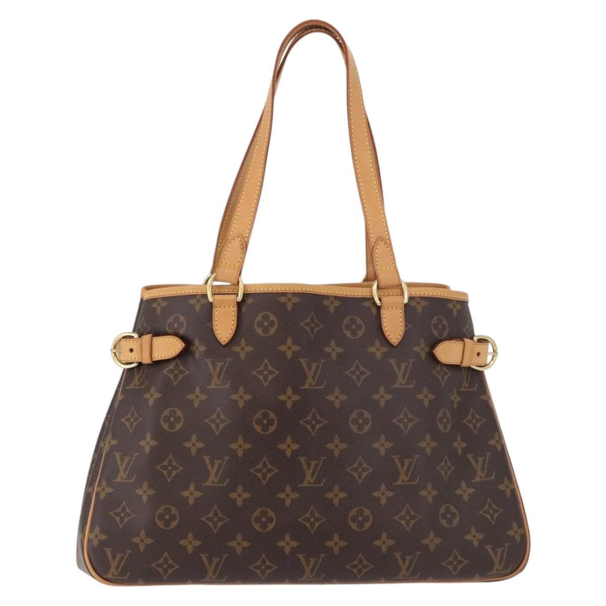 Louis Vuitton Batignolles Monogram Canvas Brown Canvas Shoulder Bag Bag (Pre-Owned)