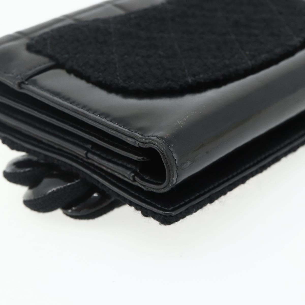 Chanel Flap Clutch Leather Black Leather Clutche & Pouche Bag (Pre-Owned)