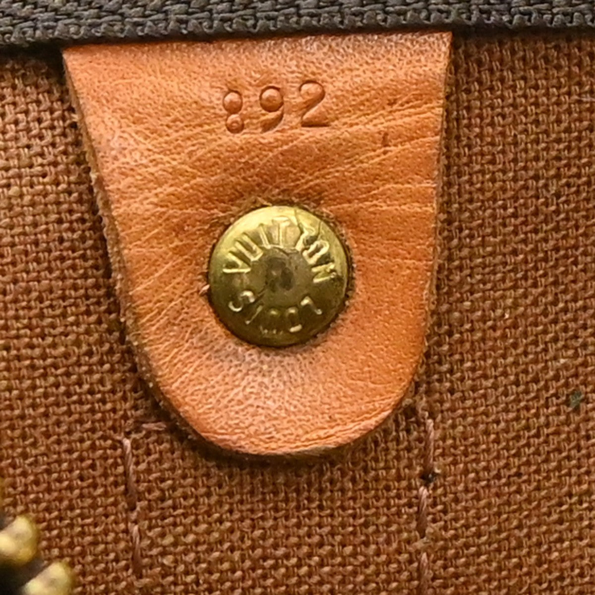 Louis Vuitton Keepall Bandouliere Monogram Canvas Brown Canvas Travel Bag Bag (Pre-Owned)