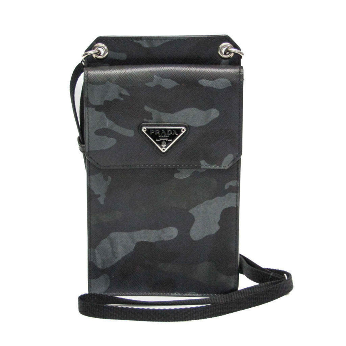 Prada Phone Holder Saffiano Leather Multicolour Leather Crossbody Bag Bag (Pre-Owned)