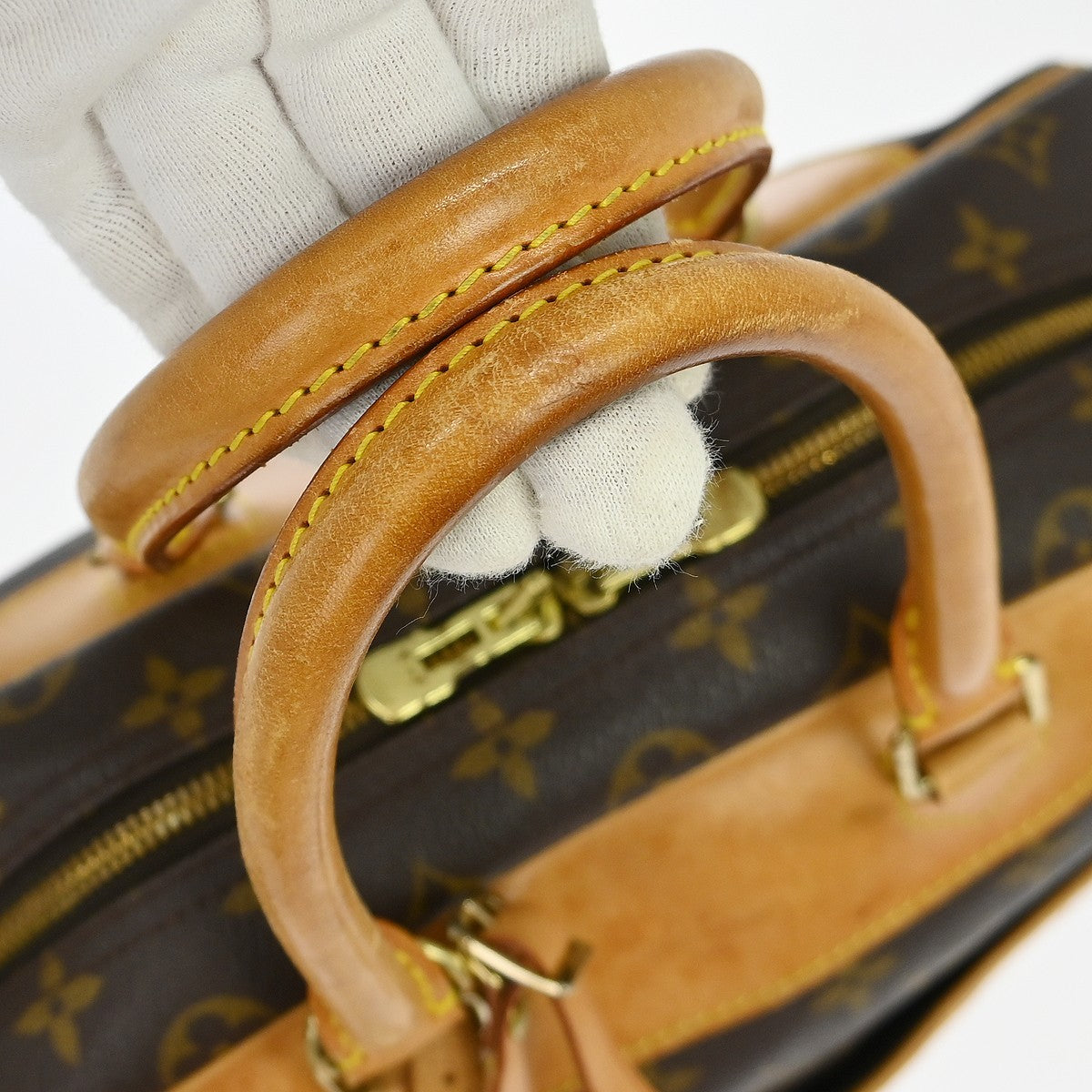 Louis Vuitton Deauville Monogram Canvas Brown Canvas Handbag (Pre-Owned)