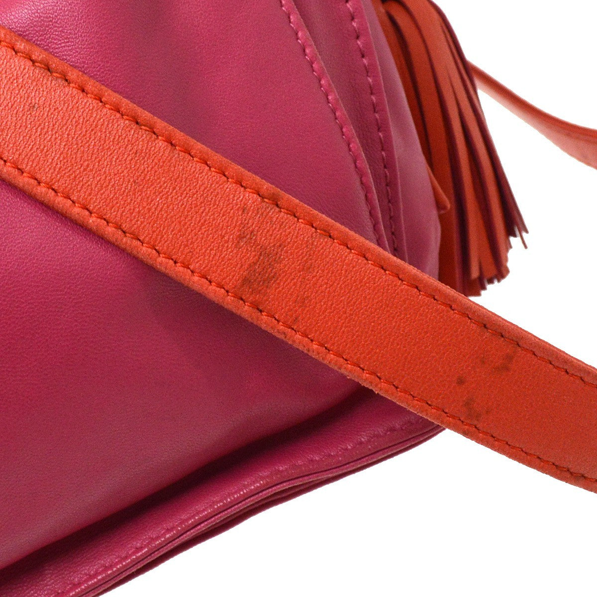 Loewe Flamenco Leather Pink Leather Shoulder Bag Bag (Pre-Owned)