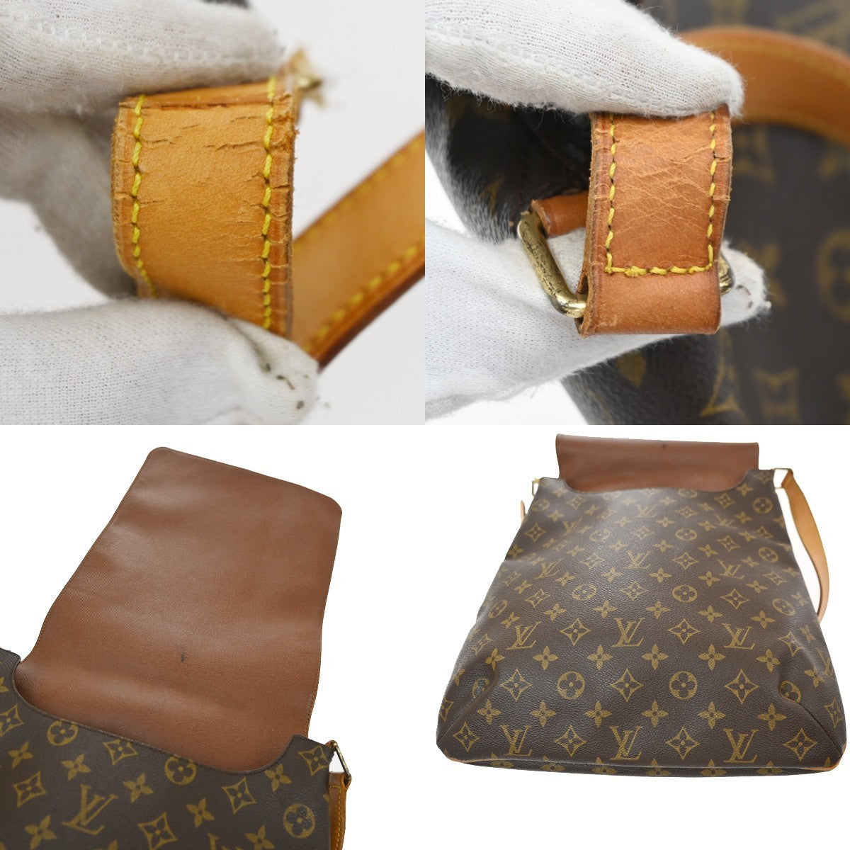 Louis Vuitton Musette Salsa Monogram Canvas Brown Canvas Shoulder Bag Bag (Pre-Owned)