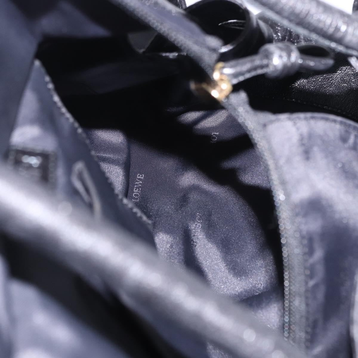 Loewe Aire Leather Black Leather Shoulder Bag Bag (Pre-Owned)