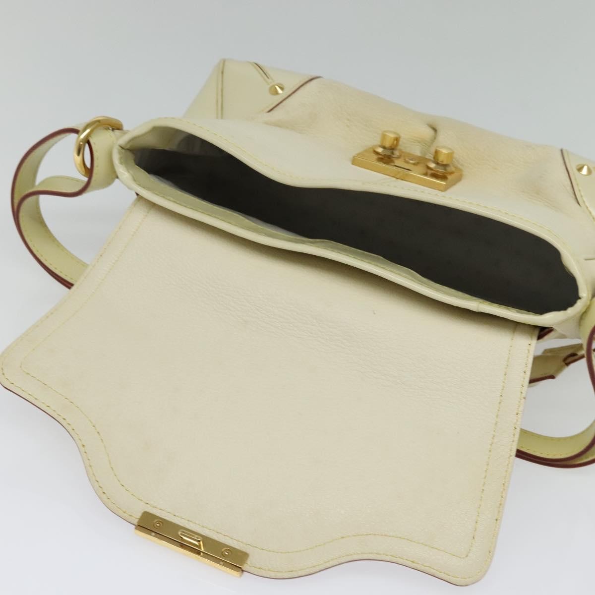 Louis Vuitton Suhali L'essentiel Leather White Leather Shoulder Bag Bag (Pre-Owned)