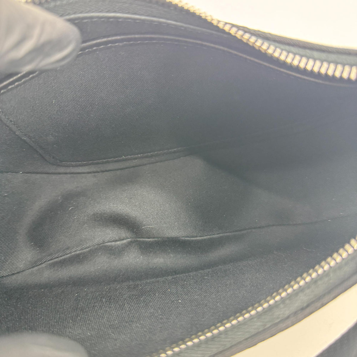 Celine Ava Triomphe Coated Canvas Black Textile Handbag (Pre-Owned)