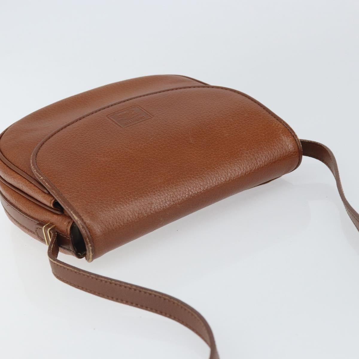Burberry Vintage Leather Brown Leather Shoulder Bag Bag (Pre-Owned)