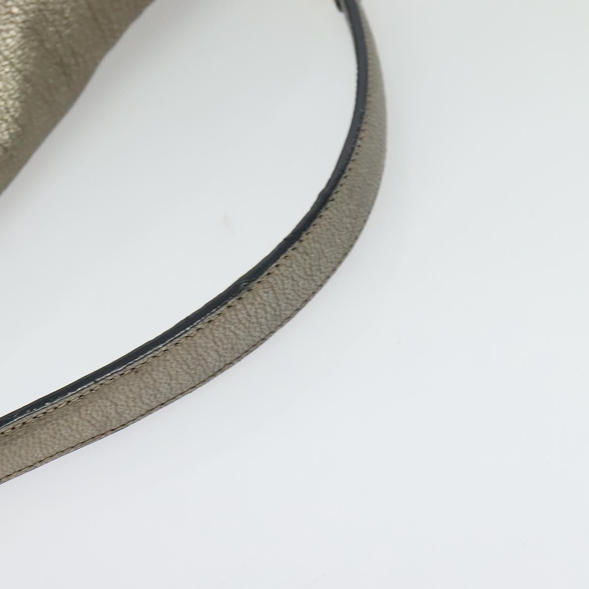 Loewe Anagram Leather Gold Leather Tote Bag Bag (Pre-Owned)