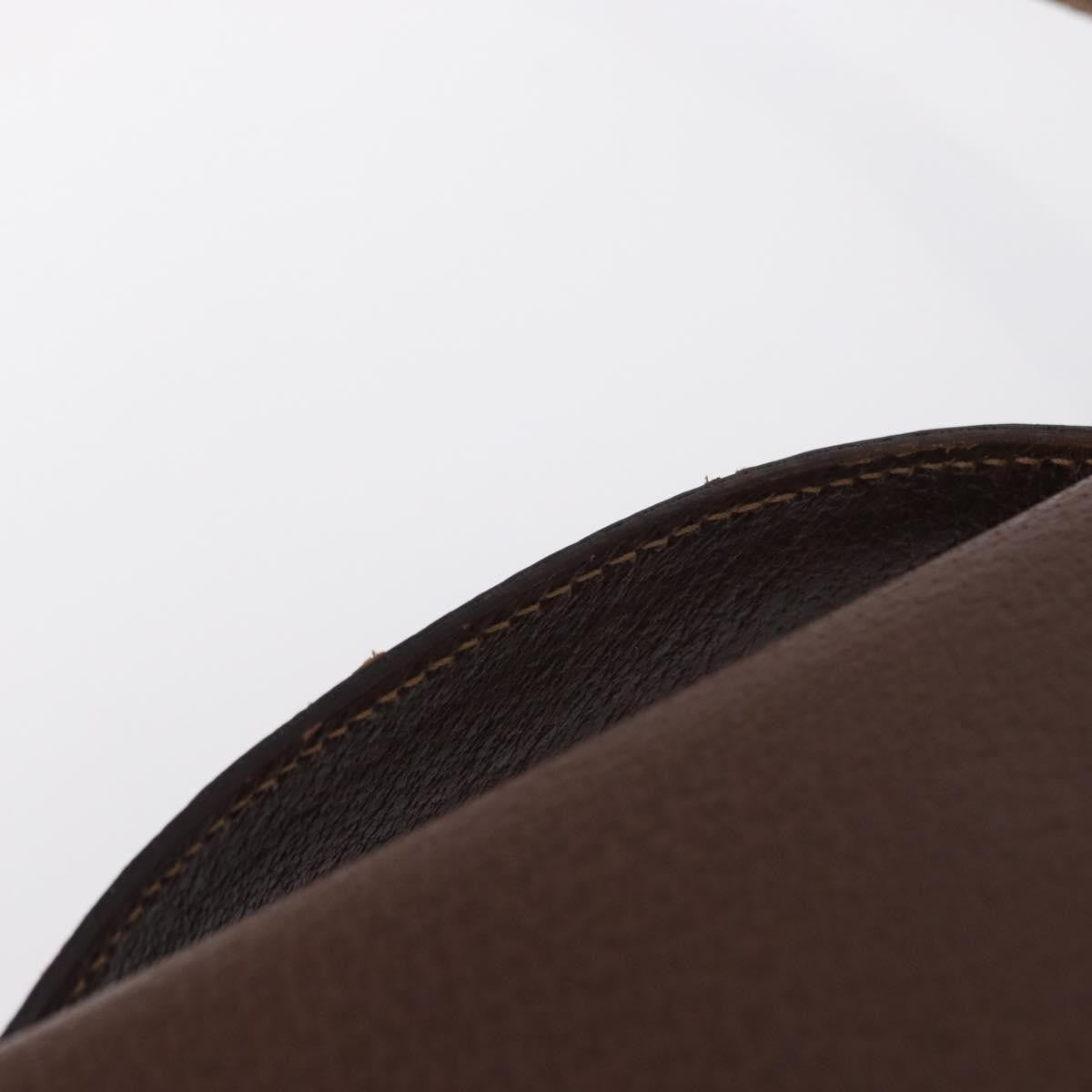 Gucci Vintage Leather Brown Leather Shoulder Bag Bag (Pre-Owned)