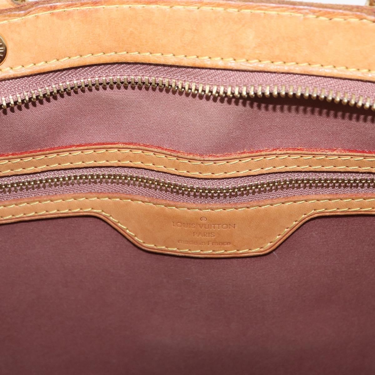 Louis Vuitton Brea Monogram Vernis Brown Patent_Leather Handbag (Pre-Owned)