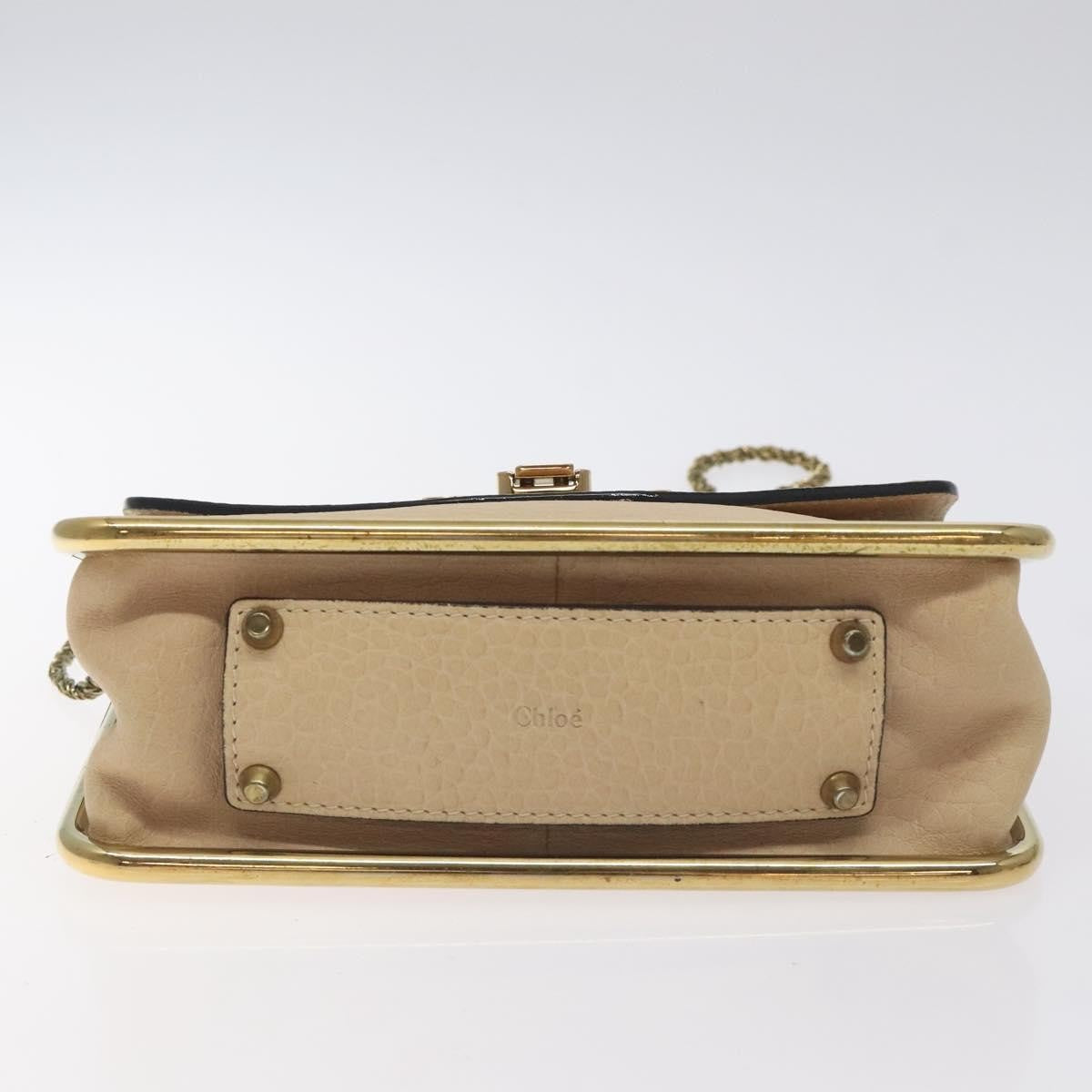 Chloe Sally Leather Beige Leather Bag (Pre-Owned)